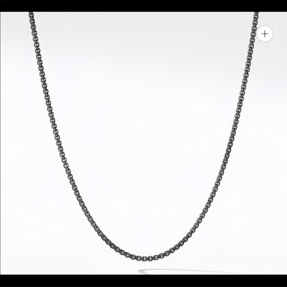 DAVID YURMAN 22” 14K Sterling Silver 2.7 Box Chain - Picture 3 of 6